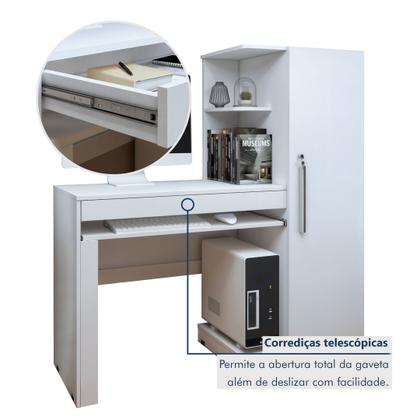 Imagem de Mesa para Computador Escrivaninha com Armário Office
