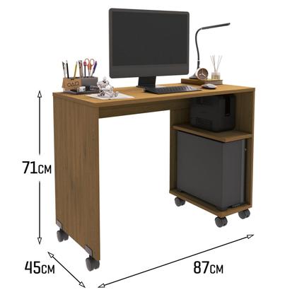 Imagem de Mesa para Computador Escrivaninha Com Suporte CPU Quarto Sala Estudo Beauty