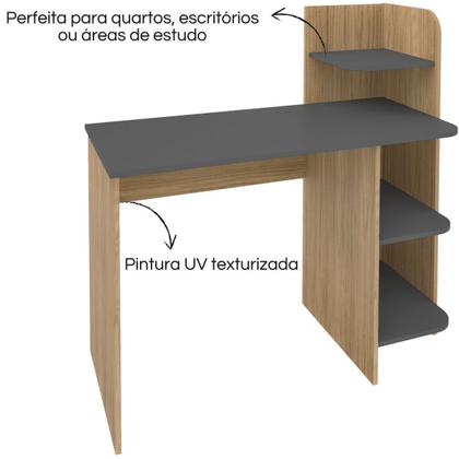 Imagem de Mesa para Computador Escrivaninha de Escritório com Estante Artely Link