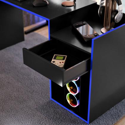 Imagem de Mesa Para Computador Escrivaninha Gamer Jogos Start - Várias Cores