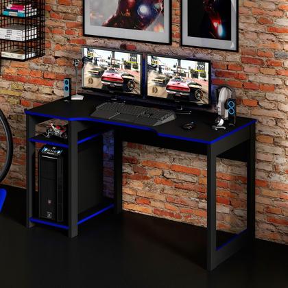 Imagem de Mesa para Computador Gamer Espaço para 2 Monitores e CPU