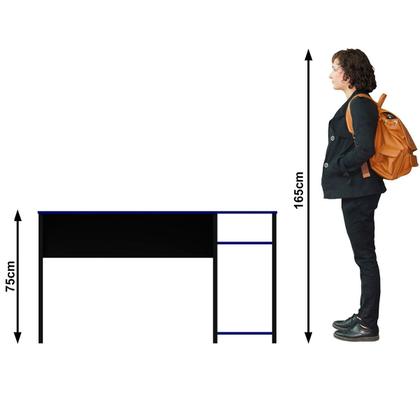 Imagem de Mesa para Computador Gamer Espaço para 2 Monitores e CPU