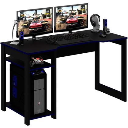 Imagem de Mesa para Computador Gamer Espaço para 2 Monitores e CPU