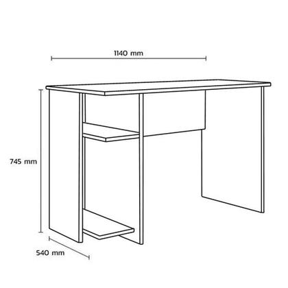 Imagem de Mesa para Computador Gamer Preto Fosco/Vermelho - Fdecor