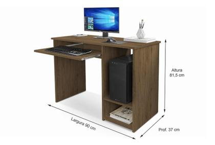 Imagem de Mesa para Computador Inglaterra com Suporte para Teclado 