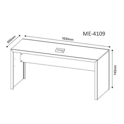 Imagem de Mesa para Computador ME4109 Tecno mobili