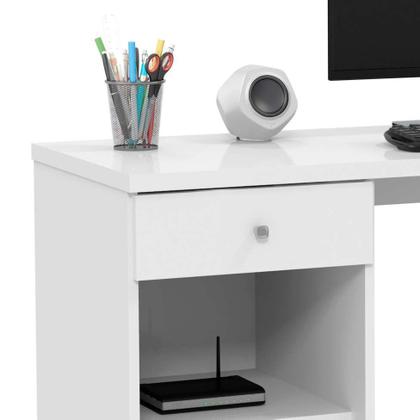 Mesa para Computador Million 1 GV Branca - Patrimar Imagem de Mesa para Computador Million 1 GV Branca