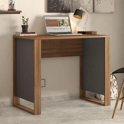 Imagem de Mesa Para Computador Morada Amêndola Grafito  Demóbile