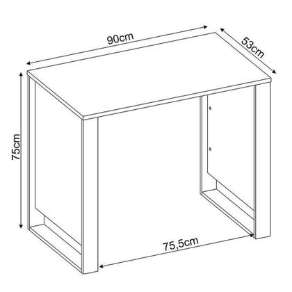 Imagem de Mesa Para Computador Morada Branco - Demóbile