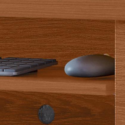 Imagem de Mesa Para Computador Vicenza Lukaliam com Gaveta e Rodízios