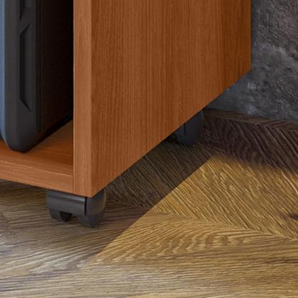 Imagem de Mesa Para Computador Vicenza Lukaliam com Gaveta e Rodízios