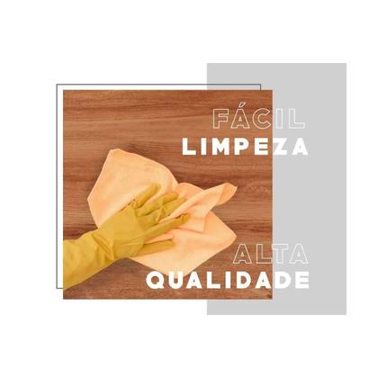 Imagem de Mesa para Cozinha Átria 1594 Redonda Aço c/Tampo Madeirado Redondo 100cm Nogal/preto/preto - Carraro