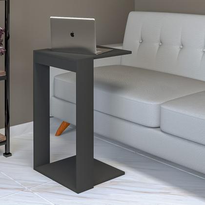 Imagem de Mesa Para Encaixe Lateral de Sofá Aparador Sala Quarto Utilidade MDF