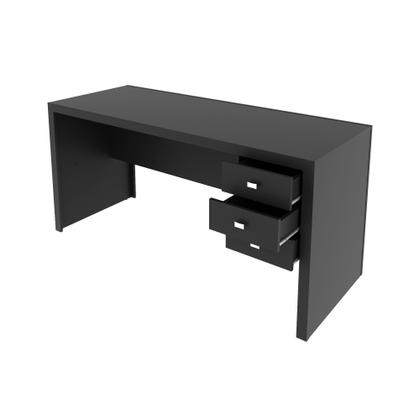 Imagem de Mesa para Escritório 155cm com 3 Gavetas Reversível ME4113