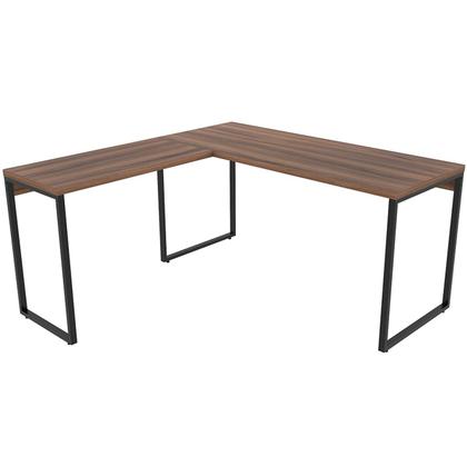 Imagem de Mesa para Escritório Angular Kuadra Nogal - Compace