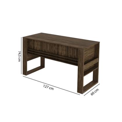 Imagem de Mesa para Escritório com aplique Nogal Tecnomobili