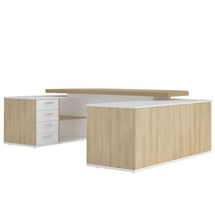 Imagem de Mesa para Escritório Diretor Grande 2 Portas 4 Gavetas