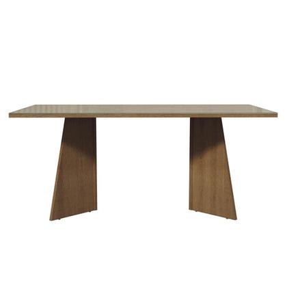 Imagem de Mesa para Escritório Diretor Presidente 180cm Tampo de Vidro Rustic/Crema 5388 Madesa