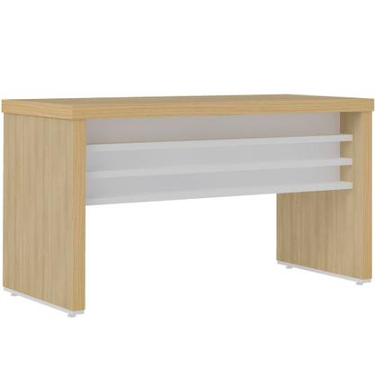 Imagem de Mesa Para Escritório E Home Office Atria Executiva 135 Cm A02 Carvalho Branco - Lyam Decor