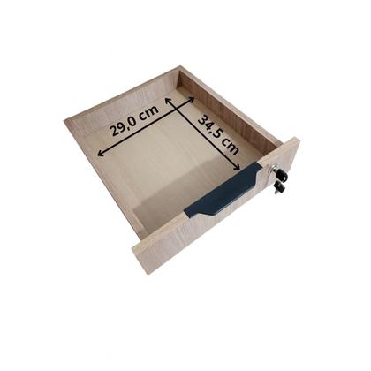 Imagem de Mesa Para Escritório Escrivaninha Moderna Pés Metal Industrial 1 Gaveta