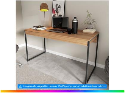Imagem de Mesa para Escritório Estilo Industrial 1,36m 1 Gaveta ME4156 Tecnomóbili