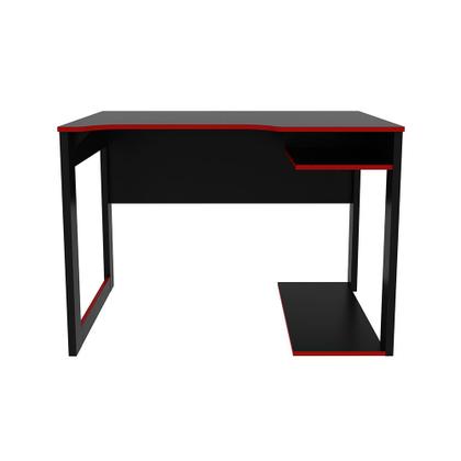 Imagem de Mesa para Escritório Home Office Gamer ME4161 MDP Preto/Vermelho G69 - Gran Belo