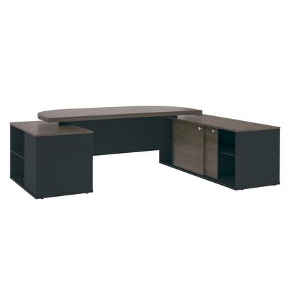 Imagem de Mesa para Escritório Presidente Tamburato 258.2 cm com 4 Gavetas e 2 Portas