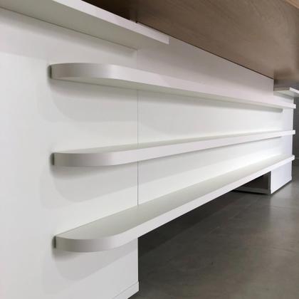 Imagem de Mesa para Escritório Presidente Tamburato 258.2 cm com 4 Gavetas e 2 Portas