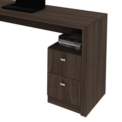 Imagem de Mesa para Escrivaninha de Canto 113x135,8cm com 2 Gavetas ME4129 Tecnomóbili