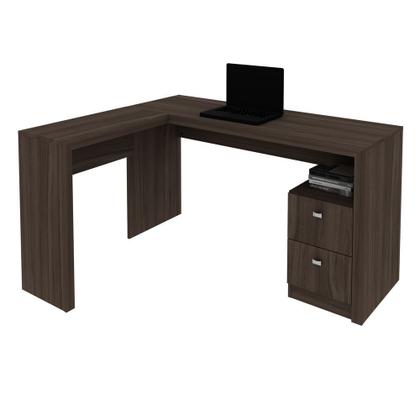 Imagem de Mesa para Escrivaninha de Canto 113x135,8cm com 2 Gavetas ME4129 Tecnomóbili