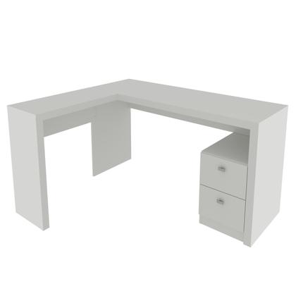 Imagem de Mesa para Escrivaninha de Canto 113x135,8cm com 2 Gavetas ME4129 Tecnomóbili