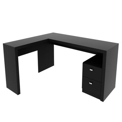 Imagem de Mesa para Escrivaninha de Canto 113x135,8cm com 2 Gavetas ME4129 Tecnomóbili