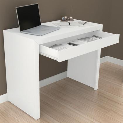 Imagem de Mesa para Home Office com Gaveta ME4107 Branco 13 Tecno Mobili
