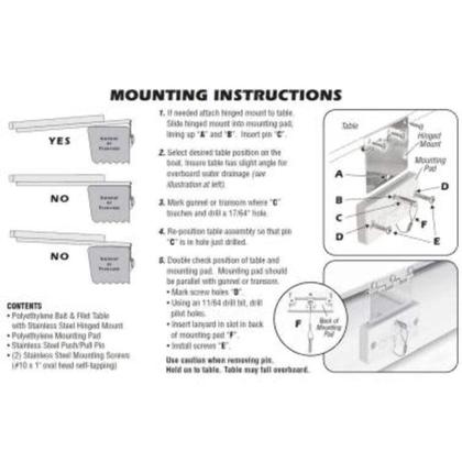 Imagem de Mesa para iscas e filetes  MAGMA Products  Econo Mate T10-311B