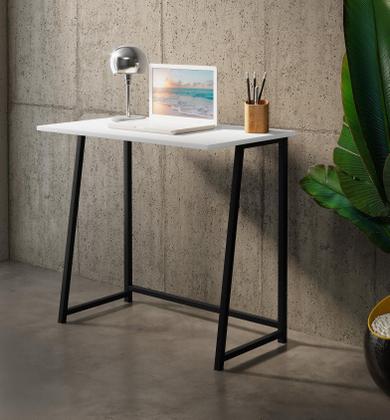 Imagem de mesa para notebook computador para quarto dobravel