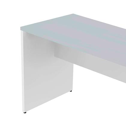 Mesa para Notebook KitCubos Branca e Cinza Cristal - Bramov Imagem de Mesa para Notebook KitCubos Branca e Cinza Cristal
