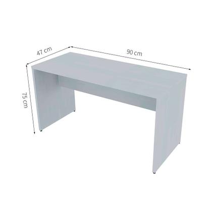Mesa para Notebook KitCubos Cinza Cristal - Bramov Imagem de Mesa para Notebook KitCubos Cinza Cristal