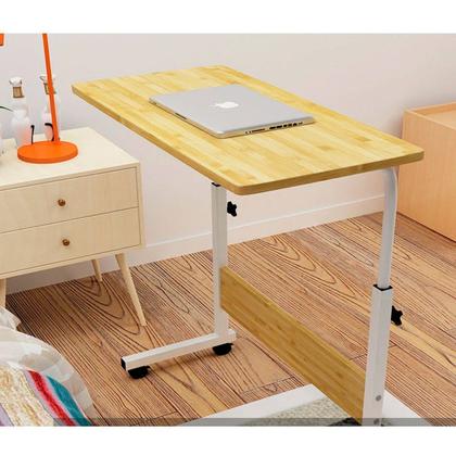 Imagem de Mesa Para Notebook Laptop com Altura Ajustável e Rodinhas com Travas