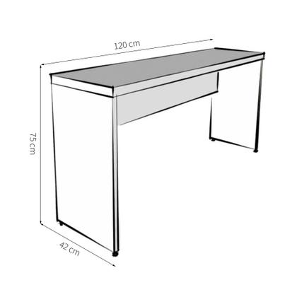 Imagem de Mesa para Notebook Natus Branca 120 cm