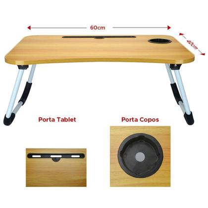 Imagem de Mesa Para Notebook Portátil Dobrável Cama Porta Tablet