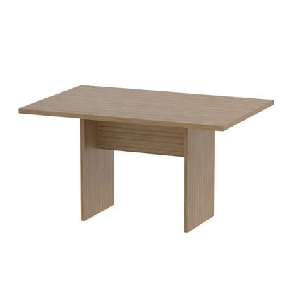 Imagem de Mesa para Reunião 6 Lugareso 136cm x 90cm Marrom/Amêndoa
