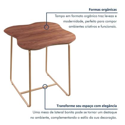 Imagem de Mesa para Sala de Estar Lateral Aura
