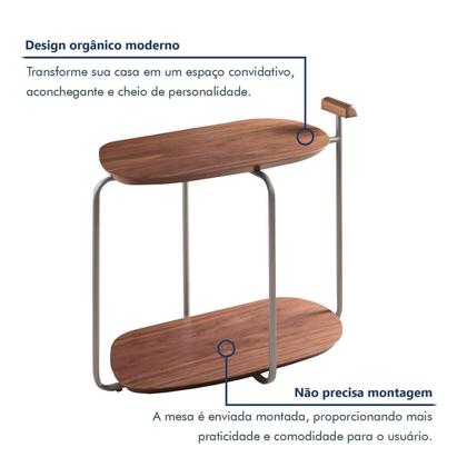 Imagem de Mesa para Sala de Estar Lateral Pilar