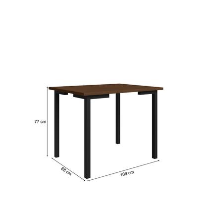 Imagem de Mesa para Sala de Jantar 109 x 68 cm Tampo em Mdf Compact
