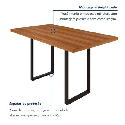 Imagem de Mesa para Sala de Jantar 115cm X 70cm Mariana