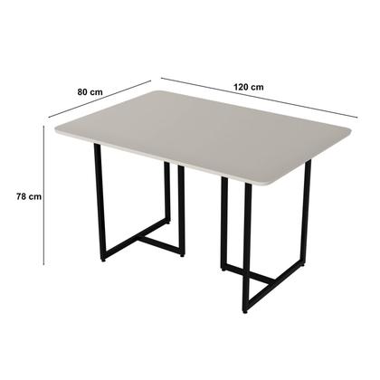 Imagem de Mesa para Sala de Jantar 118x80 Cm Belle