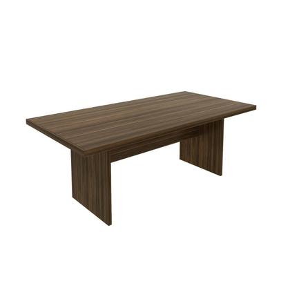 Imagem de Mesa para Sala de Jantar 6 Lugares Mj Espresso Móveis Marrom/Nogal