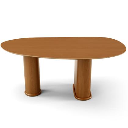 Imagem de Mesa Para Sala de Jantar Ourense com 06 Cadeiras Sala de Jantar Dara L02 Bouclê Creme - Lyam Decor