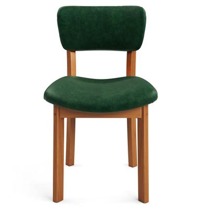 Imagem de Mesa Para Sala de Jantar Ourense com 06 Cadeiras Sala de Jantar Dara L02 material sintético Verde Musgo - Lyam Decor