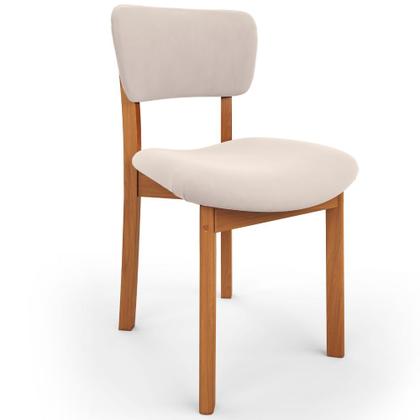 Imagem de Mesa Para Sala de Jantar Ourense com 06 Cadeiras Sala de Jantar Dara L02 Suede Bege - Lyam Decor